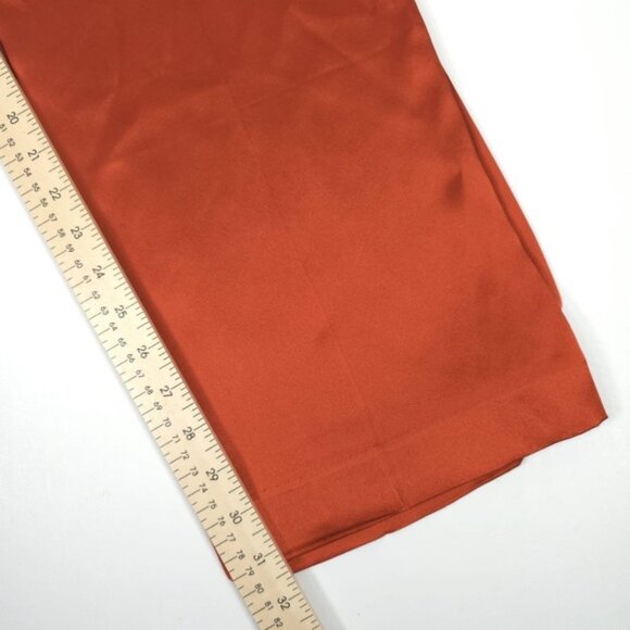 NWT POLO RALPH LAUREN 100% Silk Charmeuse Straight‎ Dress Pants Satin Size 00 - Picture 11 of 16